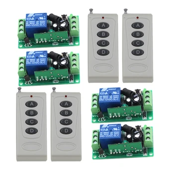 2016 New DC 12V 10A 1 Channel Learning Code RF Wireless Remote Control Switch 4 Receiver + 4 Transmitter SKU: 5385
2016 New DC 12V 10A 1 Channel Learning Code RF Wireless Remote Control Switch 4 Receiver + 4 Transmitter SKU: 5385