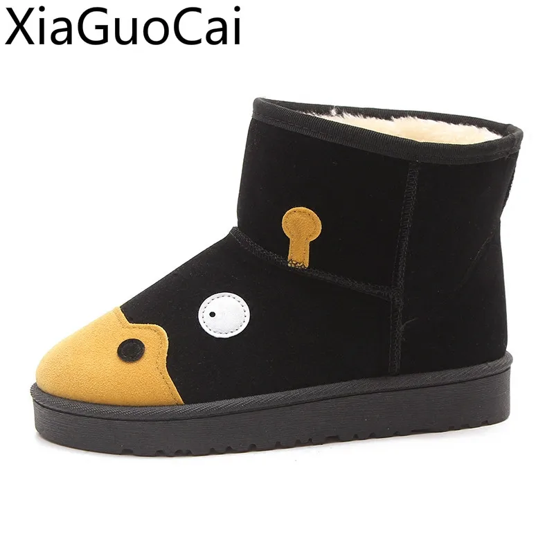 Cartoon Fashion Womens Boots Ankle Warm Suede High Quality Female Winter Snow Boots for Girls Platform Short Plush Boots
Cartoon Fashion Womens Boots Ankle Warm Suede High Quality Female Winter Snow Boots for Girls Platform Short Plush Boots