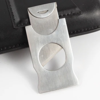 GALINER Pocket Mini Cigar Cutter Sharp Blade Metal Stainless Steel Cigars Cutting Travel Portable Guillotine Cigar Accessory