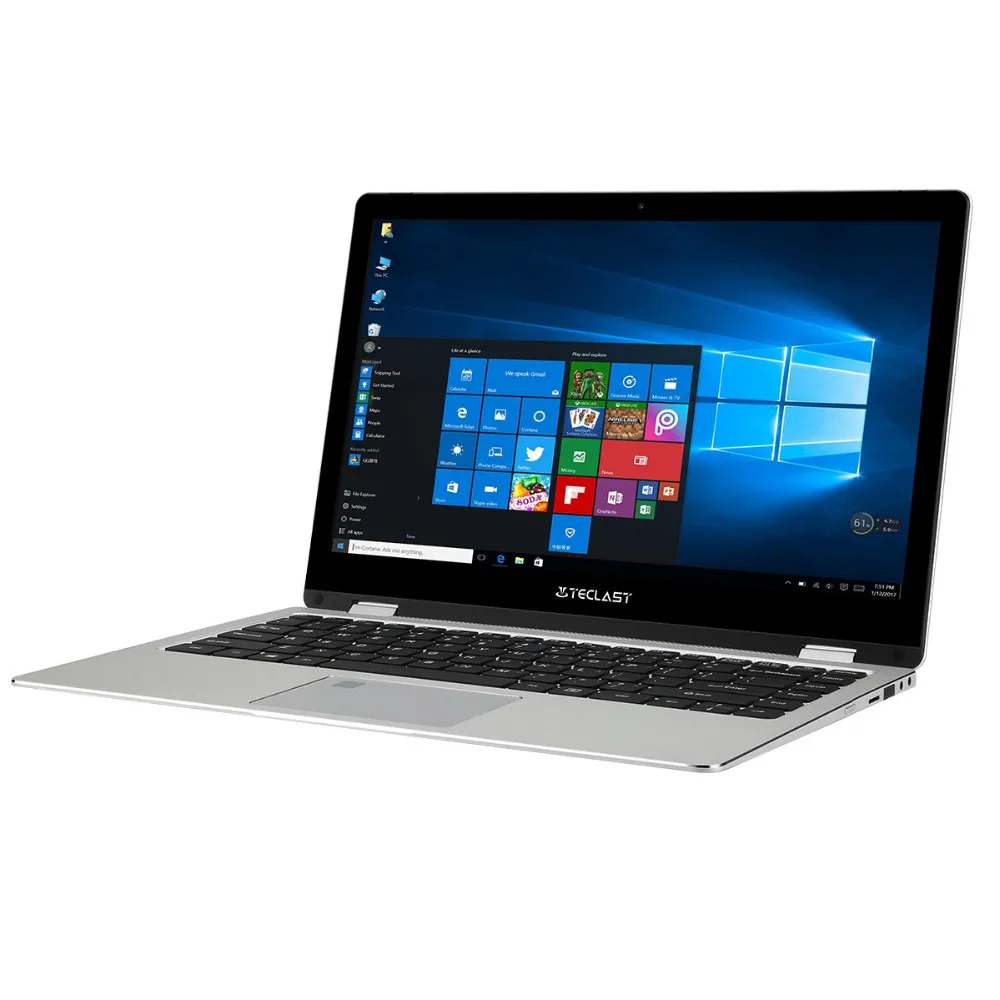 

Teclast F6 Pro Laptops 13.3'' 1920*1080 Apollo Core M3-7Y30 Win10 8GB+128GB SSD Dual WIFI Micro HDMI Fingerprint Recognit Laptop