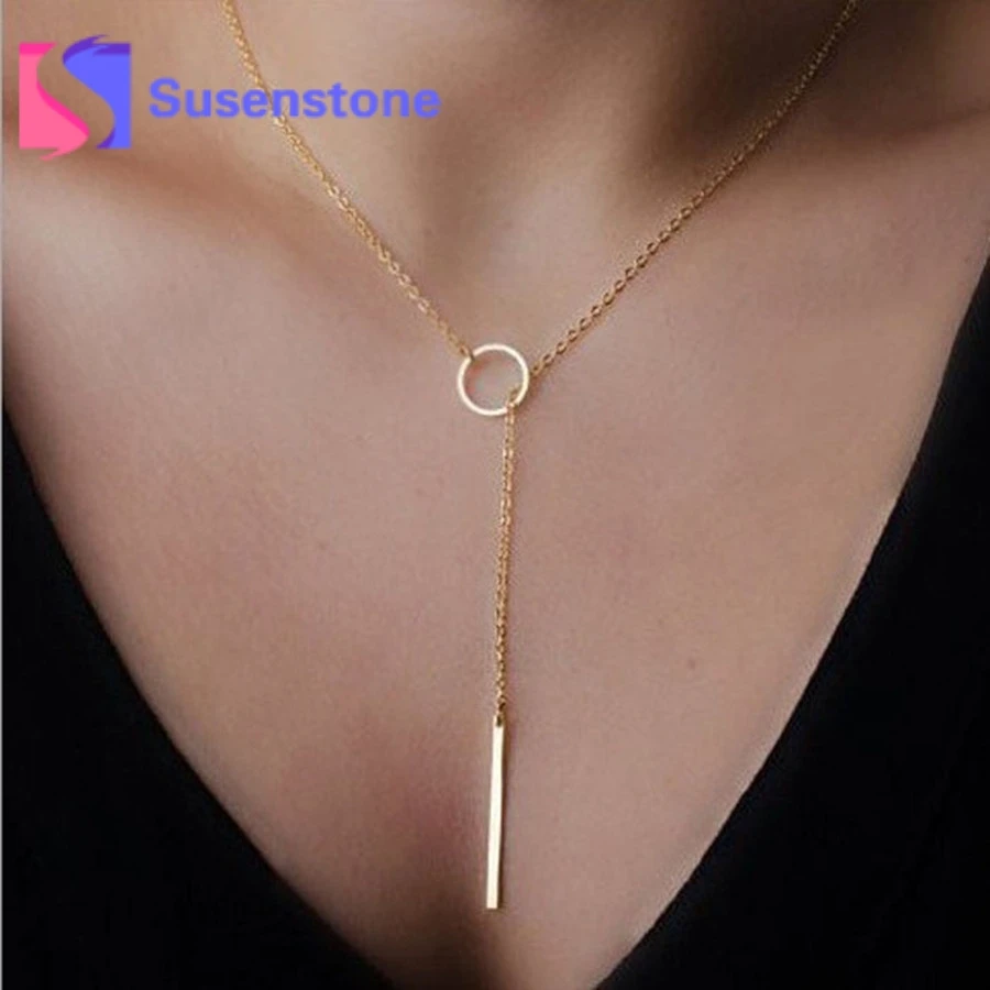 2019 Women Gold Silver Plated Choker Chic Y Shaped Circle Lariat Style Pendant Chain Necklaces Women Jewelry Accessory Wholesale
2019 Women Gold Silver Plated Choker Chic Y Shaped Circle Lariat Style Pendant Chain Necklaces Women Jewelry Accessory Wholesale