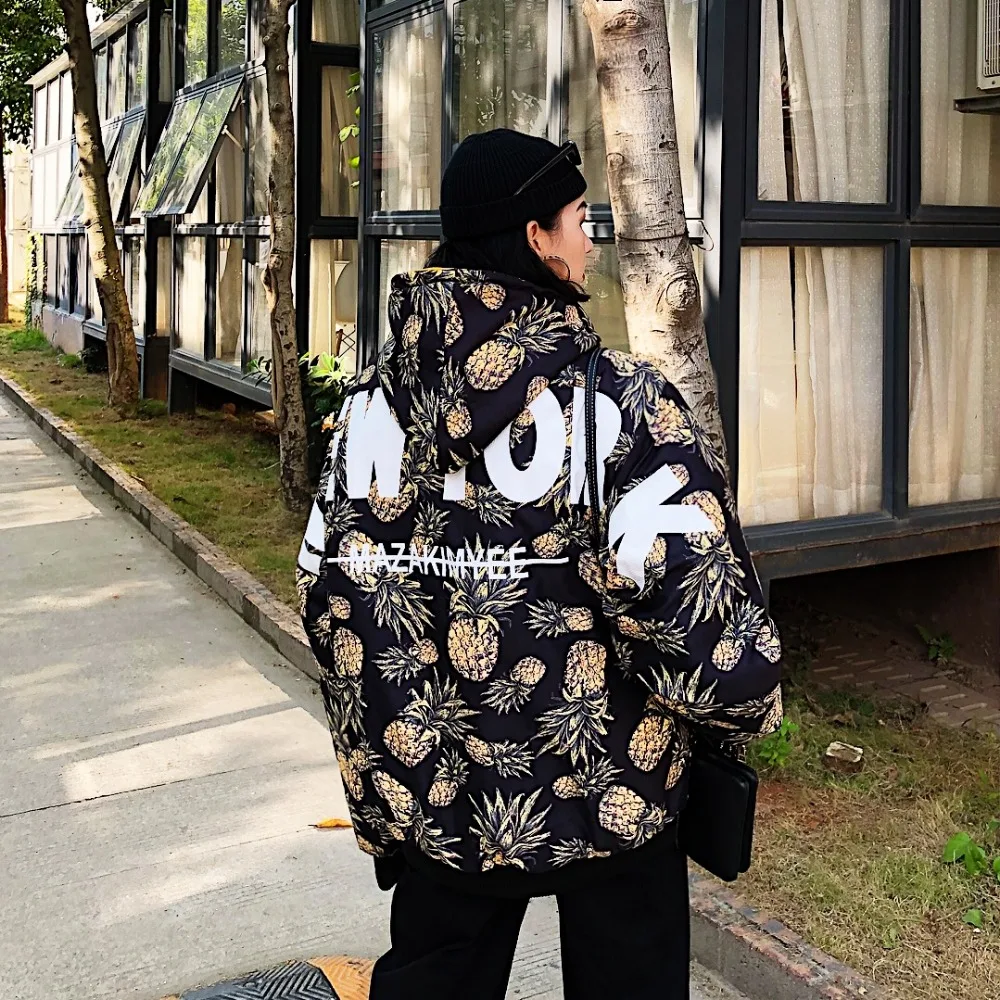 Winter thick cotton BF detachable pineapple pattern wearing long sleeve for men and women on both side parkas coats
Winter thick cotton BF detachable pineapple pattern wearing long sleeve for men and women on both side parkas coats