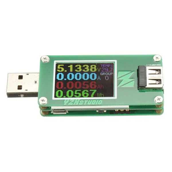 ZY1270 Bluetooth Colorful TFT USB Power Tester Capacity Table QC2.0 QC3.0 Free Shipping
ZY1270 Bluetooth Colorful TFT USB Power Tester Capacity Table QC2.0 QC3.0 Free Shipping