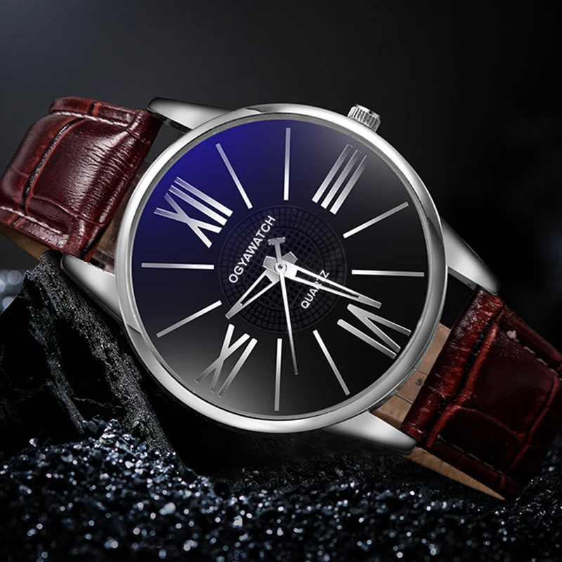 Watch Men Creative Luxury Fashion Leather Strap Quartz Watch Casual Males Sport Business Wrist Men Watch Clock relogio masculino
Watch Men Creative Luxury Fashion Leather Strap Quartz Watch Casual Males Sport Business Wrist Men Watch Clock relogio masculino