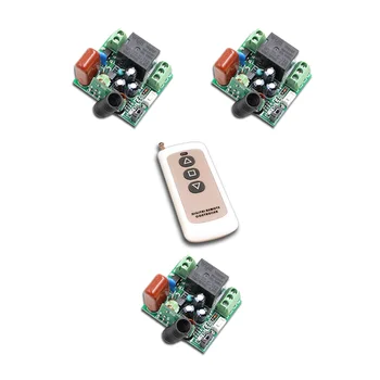 AC220V RF Wireless Mini Switch Relay Receiver Remote Controllers Lighting Led Lamp ON OFF Learning Switch
AC220V RF Wireless Mini Switch Relay Receiver Remote Controllers Lighting Led Lamp ON OFF Learning Switch