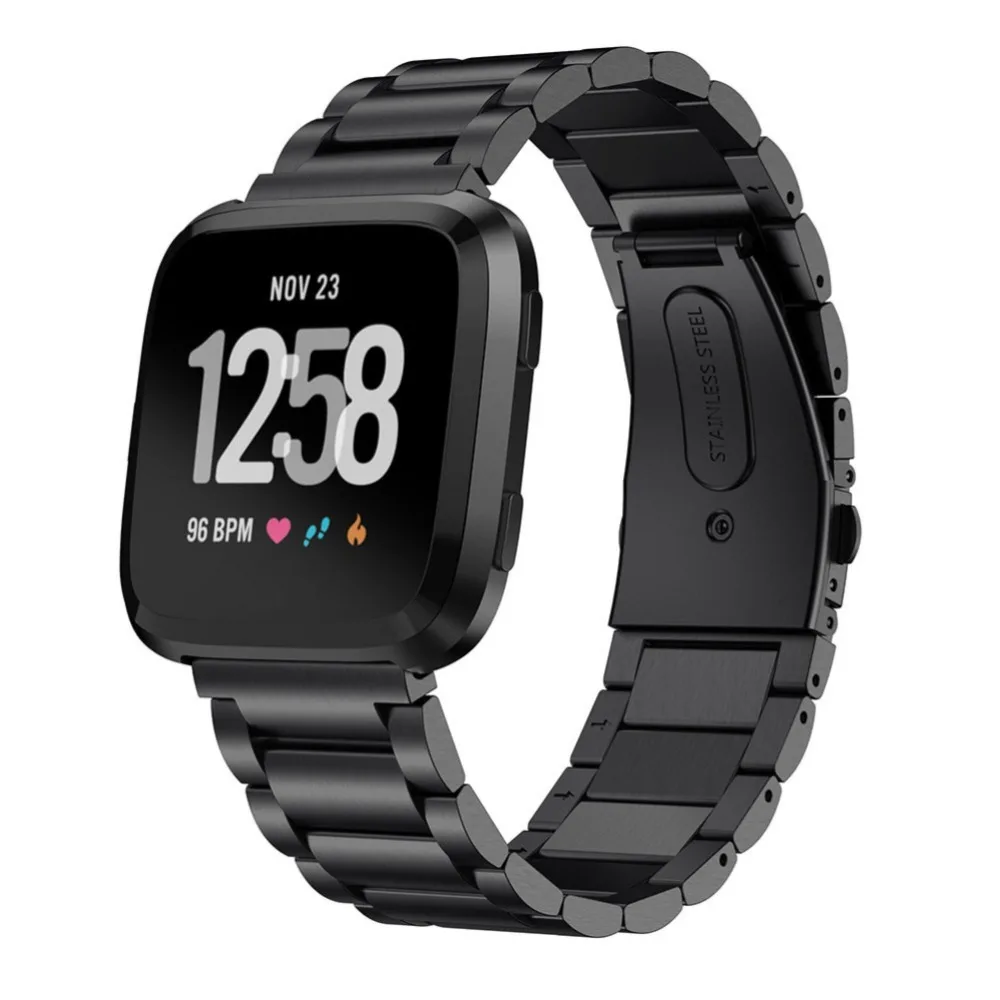 Replacement Stainless Steel Watch Strap For Fitbit Versa Band Screwless Bracelet Metal Wristbands Accessories For Fitbit Versa
Replacement Stainless Steel Watch Strap For Fitbit Versa Band Screwless Bracelet Metal Wristbands Accessories For Fitbit Versa