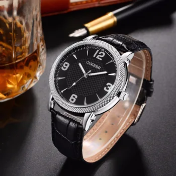 OUKESHI Luxury Brand Watch Men Fashion Quartz Watch Classic Date Genuine Leather Waterproof Male Wristwatch Relogio Masculino
OUKESHI Luxury Brand Watch Men Fashion Quartz Watch Classic Date Genuine Leather Waterproof Male Wristwatch Relogio Masculino