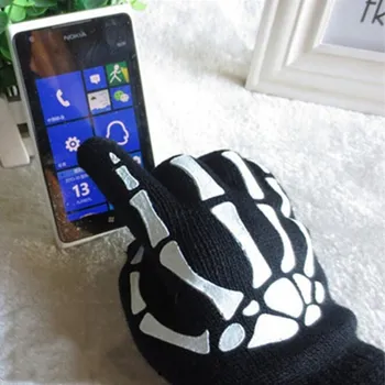 New winter men and women mobile computer touch screen gloves outdoor personality simulation bone thickening gloves warm black
New winter men and women mobile computer touch screen gloves outdoor personality simulation bone thickening gloves warm black