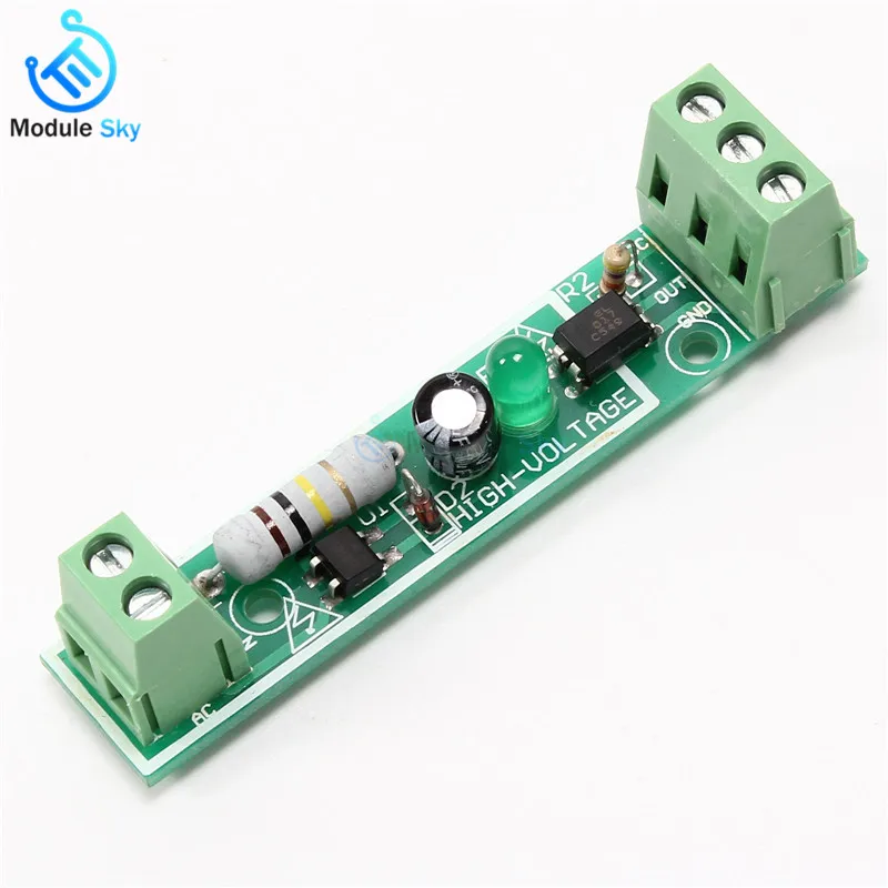 1-Bit AC 220V Optocoupler Isolation Module Voltage Detect Board Adaptive For PLC Isolamento Fotoaccoppiatore Module
1-Bit AC 220V Optocoupler Isolation Module Voltage Detect Board Adaptive For PLC Isolamento Fotoaccoppiatore Module