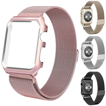 Magnetic Milanese Loop Strap For Apple Watch Band 38/42 mm Stainless Steel Bracelet Band For iWatch Series 3 2 1 With Case Cover
Magnetic Milanese Loop Strap For Apple Watch Band 38/42 mm Stainless Steel Bracelet Band For iWatch Series 3 2 1 With Case Cover