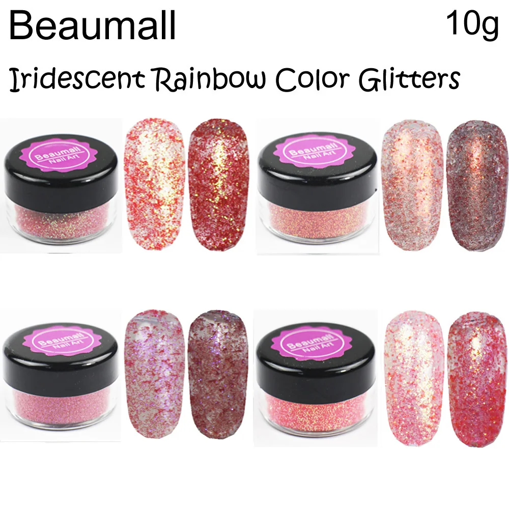 10g/pot, 0.2mm (1/128 008) Iridescent Rainbow Shining Colors Glitters Powders Dusts For Nail,Tatto Art,Make Up.
10g/pot, 0.2mm (1/128 008) Iridescent Rainbow Shining Colors Glitters Powders Dusts For Nail,Tatto Art,Make Up.