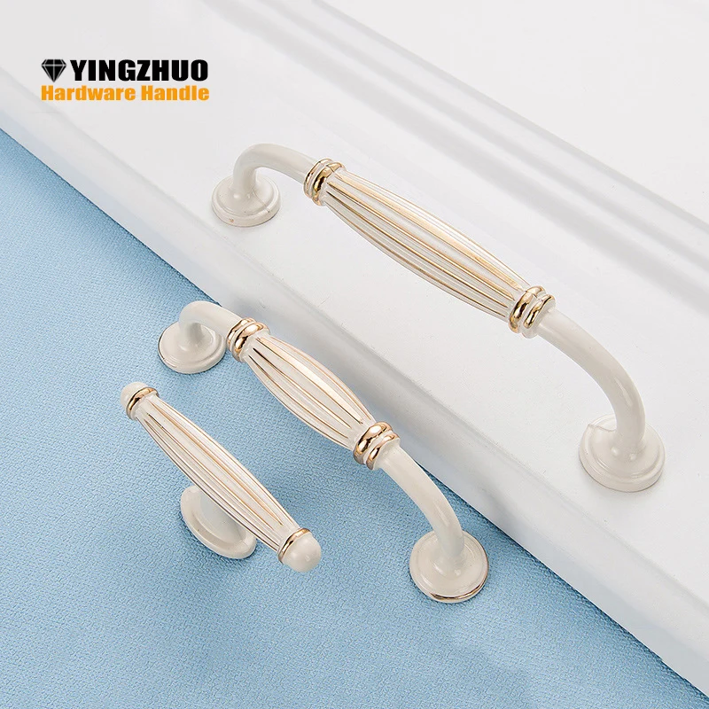 Cabinet Handle Pull Knobs Dresser Drawer Pulls Handles Ivory white style / Gold-plated Knot Design Furniture Decorative Hardware
Cabinet Handle Pull Knobs Dresser Drawer Pulls Handles Ivory white style / Gold-plated Knot Design Furniture Decorative Hardware