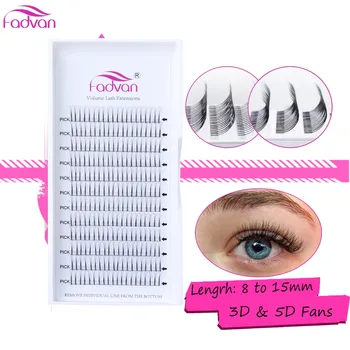 1 Box Volume Fans Long Stem 3D/5D Faux Clis Eyelash Extension Made Russian Volume Lashes Extension Supplies for Professionals
1 Box Volume Fans Long Stem 3D/5D Faux Clis Eyelash Extension Made Russian Volume Lashes Extension Supplies for Professionals