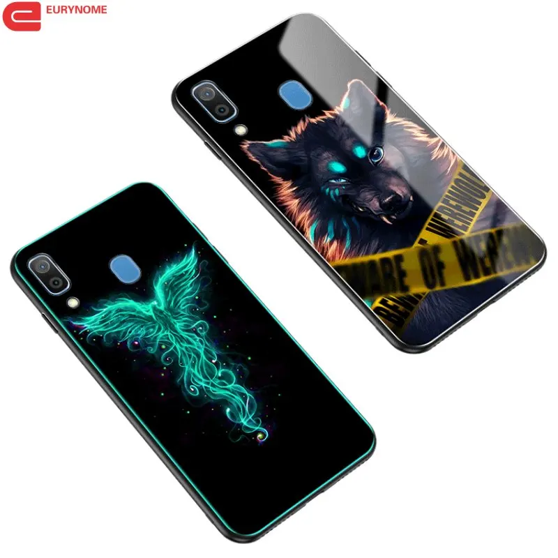 Case for Samsung Galaxy A50 A30 Case Tempered Glass Luminous Shockproof Cartoon Wolf Cover for Samsung Galaxy A30 A50 Case
Case for Samsung Galaxy A50 A30 Case Tempered Glass Luminous Shockproof Cartoon Wolf Cover for Samsung Galaxy A30 A50 Case
