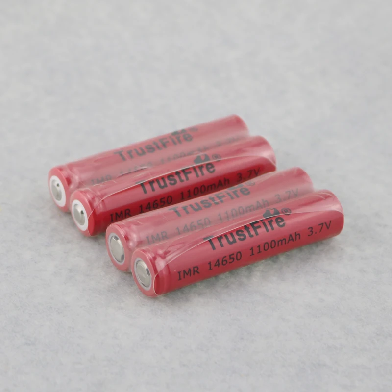 12pcs/lot TrustFire IMR 14650 1100mAh 3.7V High Drain Power Rechargeable Battery Output 5A For E-cigarettes Flat Top/ Point Head
12pcs/lot TrustFire IMR 14650 1100mAh 3.7V High Drain Power Rechargeable Battery Output 5A For E-cigarettes Flat Top/ Point Head