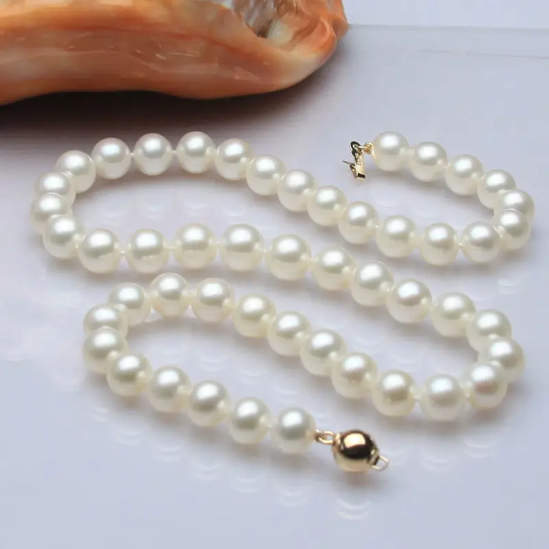 fast ss144 2015 genuine AAA++ 9-10mm white cultured pearl necklace 17" 14KGP/585 gold (A0501)
fast ss144 2015 genuine AAA++ 9-10mm white cultured pearl necklace 17" 14KGP/585 gold (A0501)
