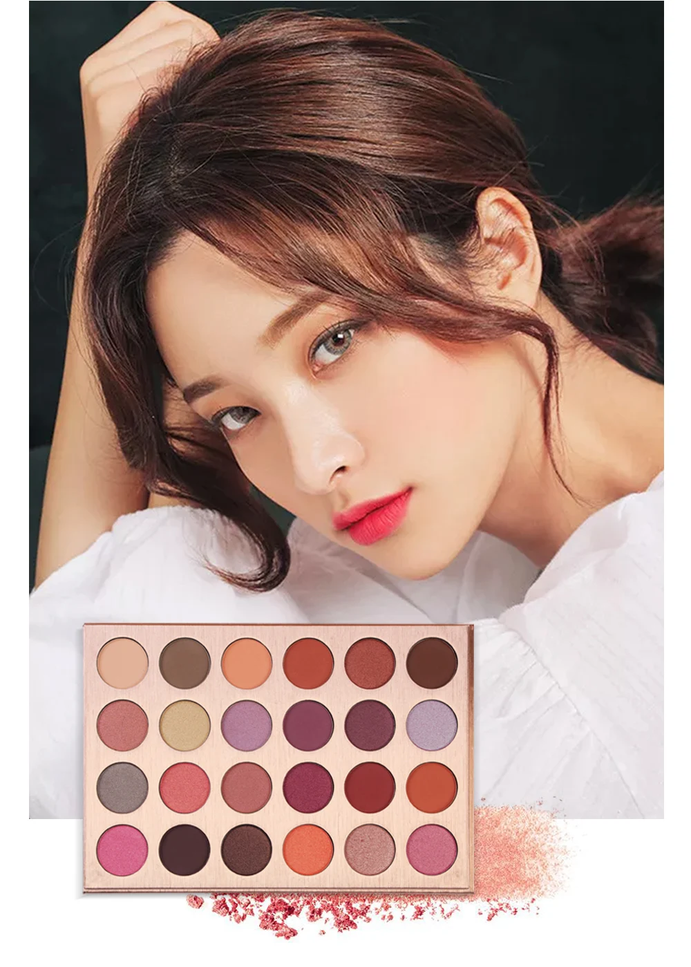 Profesional 24 Color Pumpkin Color Matte Shimmer Eye Shadow Powder Palette Long Lasting Eyeshadow Cosmetic Makeup TSLM2
Profesional 24 Color Pumpkin Color Matte Shimmer Eye Shadow Powder Palette Long Lasting Eyeshadow Cosmetic Makeup TSLM2