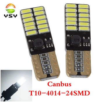 YSY 200PCS T10 194 W5W Canbus 24 SMD 4014 LED Light Bulb No error led parking car styling Fog light Auto lamps White
YSY 200PCS T10 194 W5W Canbus 24 SMD 4014 LED Light Bulb No error led parking car styling Fog light Auto lamps White