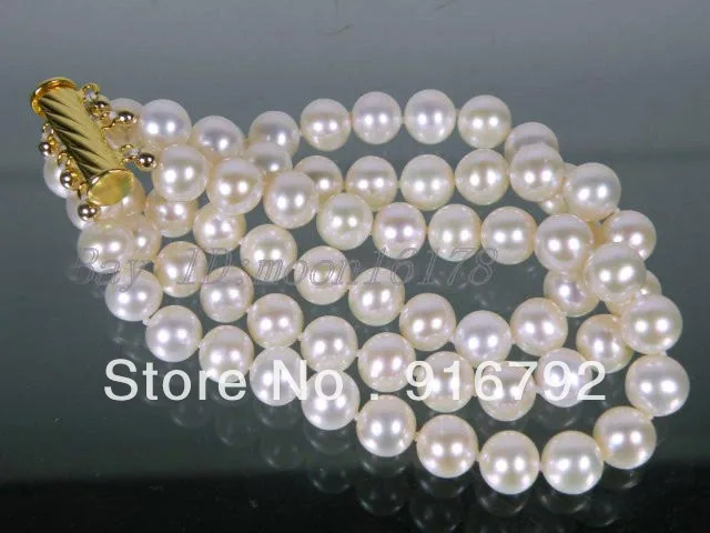 free P&P >>>>> Genuine 7mm 3 Strands AAA Grade White Akoya Pearl Bracelet 8" Fine Gift
free P&P >>>>> Genuine 7mm 3 Strands AAA Grade White Akoya Pearl Bracelet 8" Fine Gift