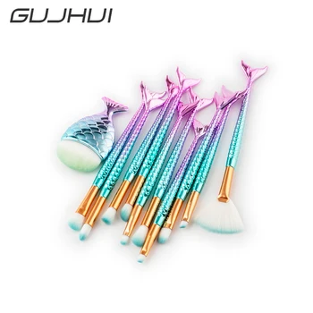GUJHUI 11 pcs Mermaid Cosmetic Brush Set Multifunction Makeup Tool for Eyeshadow Powder Blusher Makeup Tool Set
GUJHUI 11 pcs Mermaid Cosmetic Brush Set Multifunction Makeup Tool for Eyeshadow Powder Blusher Makeup Tool Set
