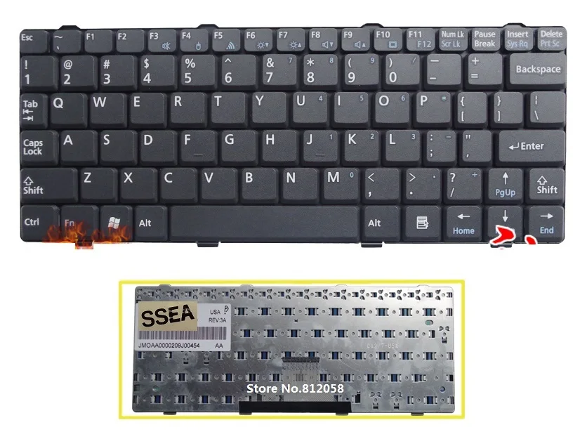 SSEA Brand New US Keyboard for BENQ U101 U101B U101C U101W U101P U101Q U101 laptop
SSEA Brand New US Keyboard for BENQ U101 U101B U101C U101W U101P U101Q U101 laptop