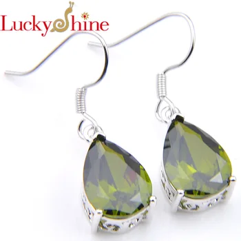 LuckyShine Simple Fashion Jewelry Peridot Crystal Gems Vintage Dangle Earrings Russia USA Australia Zircon Earrings For Women
LuckyShine Simple Fashion Jewelry Peridot Crystal Gems Vintage Dangle Earrings Russia USA Australia Zircon Earrings For Women