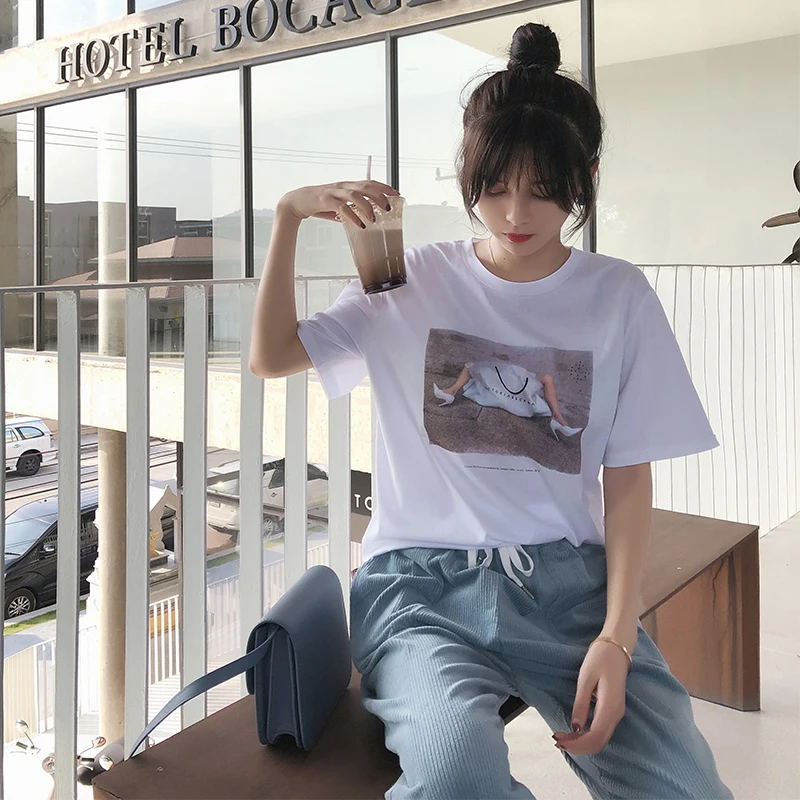 Mishow 2019 New Harajuku Love Printed Women T-shirts Casual Tee Tops Summer Short Sleeve Female T shirt Women Clothing MX19A3385
Mishow 2019 New Harajuku Love Printed Women T-shirts Casual Tee Tops Summer Short Sleeve Female T shirt Women Clothing MX19A3385