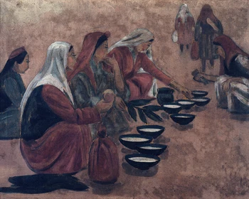 scenery canvas prints landscape modern Chinese artist masterpiece poster figurative picture Lunch in desert by Han Leran
scenery canvas prints landscape modern Chinese artist masterpiece poster figurative picture Lunch in desert by Han Leran