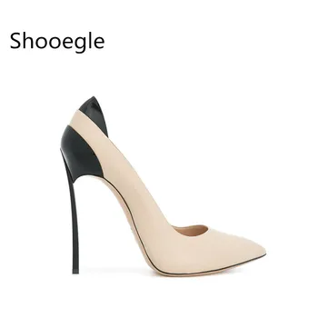 Fashion pointed toe slip on metal high heels women pumps stiletto heel ladies shoes party wedding office pumps
Fashion pointed toe slip on metal high heels women pumps stiletto heel ladies shoes party wedding office pumps