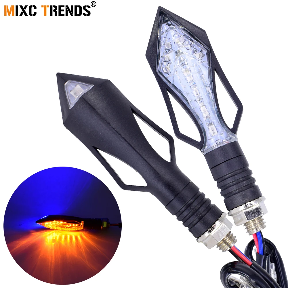 2pcs Motorcycle Turn Signal Light Amber LED Directional Arrows Indicator Light 12V Motorbike Blue Steering DRL Led Daytime Light
2pcs Motorcycle Turn Signal Light Amber LED Directional Arrows Indicator Light 12V Motorbike Blue Steering DRL Led Daytime Light