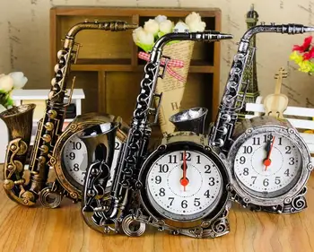 Simulation Saxophone Alarm Clock Creative Musical Instrument Shape Children Clocks Living Room Plastic Ornaments Christmas Gift
Simulation Saxophone Alarm Clock Creative Musical Instrument Shape Children Clocks Living Room Plastic Ornaments Christmas Gift