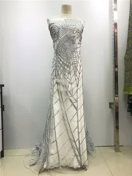 2018 latest paillette tulle net lace fabric high quality french lace fabric with Silver gray sequins free shipping jljz1027
2018 latest paillette tulle net lace fabric high quality french lace fabric with Silver gray sequins free shipping jljz1027