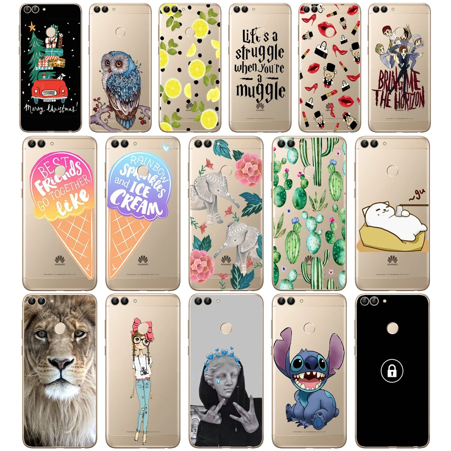 09SX Huawei P Smart Case TPU Soft Silicone Transparent Back Cover Phone Case Huawei P Smart Cover FIG-LX1 Enjoy 7S Case
09SX Huawei P Smart Case TPU Soft Silicone Transparent Back Cover Phone Case Huawei P Smart Cover FIG-LX1 Enjoy 7S Case