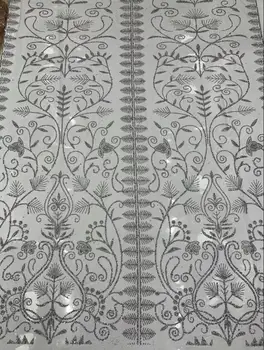Cyndi-6.108 glued glitter print african mesh tulle lace 5yards for evening dress
Cyndi-6.108 glued glitter print african mesh tulle lace 5yards for evening dress