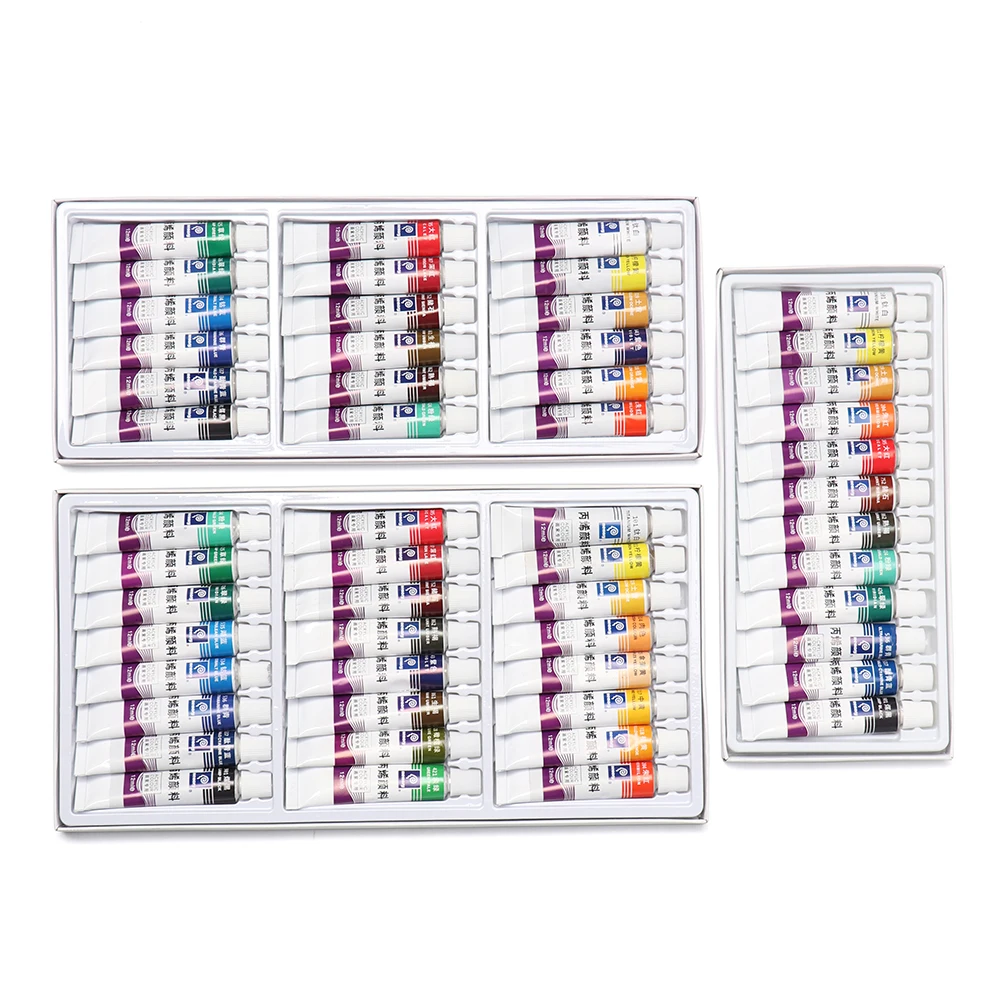 12/18/24 Colors 12ml Acrylic Paint Set Water-resistant Art Painting Drawing Tools Artists Canvas Pigment Supplies Art Tools
12/18/24 Colors 12ml Acrylic Paint Set Water-resistant Art Painting Drawing Tools Artists Canvas Pigment Supplies Art Tools
