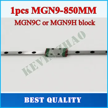 9mm Linear Guide MGN9 L= 850mm linear rail way + MGN9C or MGN9H Long linear carriage for CNC X Y Z Axis
9mm Linear Guide MGN9 L= 850mm linear rail way + MGN9C or MGN9H Long linear carriage for CNC X Y Z Axis