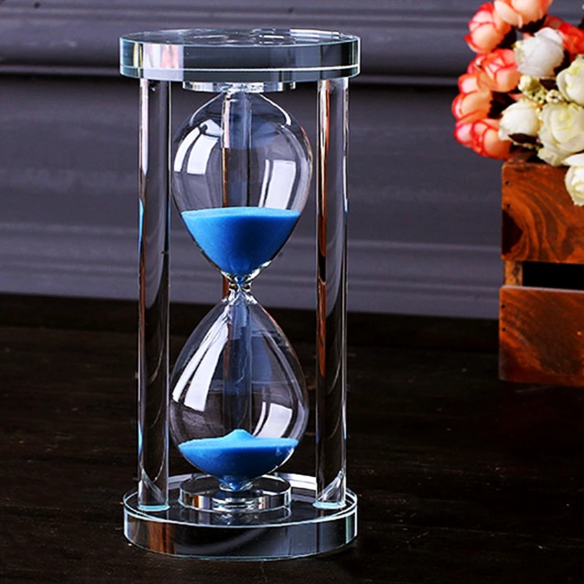 Crystal Hourglass Timer Table Decoration Creative Personalized Living Room Wine Cabinet Display Home Decor Business Gift Box
Crystal Hourglass Timer Table Decoration Creative Personalized Living Room Wine Cabinet Display Home Decor Business Gift Box
