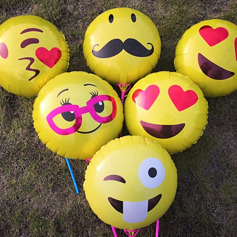 5pcs/lot 18 inch Emoji Face Expression Foil Ballon Balloons Wedding Birthday Party Kids Toys Balloon
5pcs/lot 18 inch Emoji Face Expression Foil Ballon Balloons Wedding Birthday Party Kids Toys Balloon