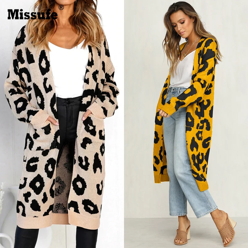 Missufe Multicolor Long Sleeve Cardigans Knitted Sweater Coat Women Elegant Autumn Jacket Manteau Femme Pocket Loose Coats
Missufe Multicolor Long Sleeve Cardigans Knitted Sweater Coat Women Elegant Autumn Jacket Manteau Femme Pocket Loose Coats