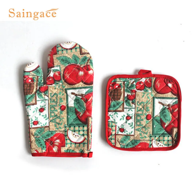 Saingace Kitchen Microwave Oven Gloves Colorful Cotton Mitts Pot Pad Heat Proof Protected Glove
Saingace Kitchen Microwave Oven Gloves Colorful Cotton Mitts Pot Pad Heat Proof Protected Glove