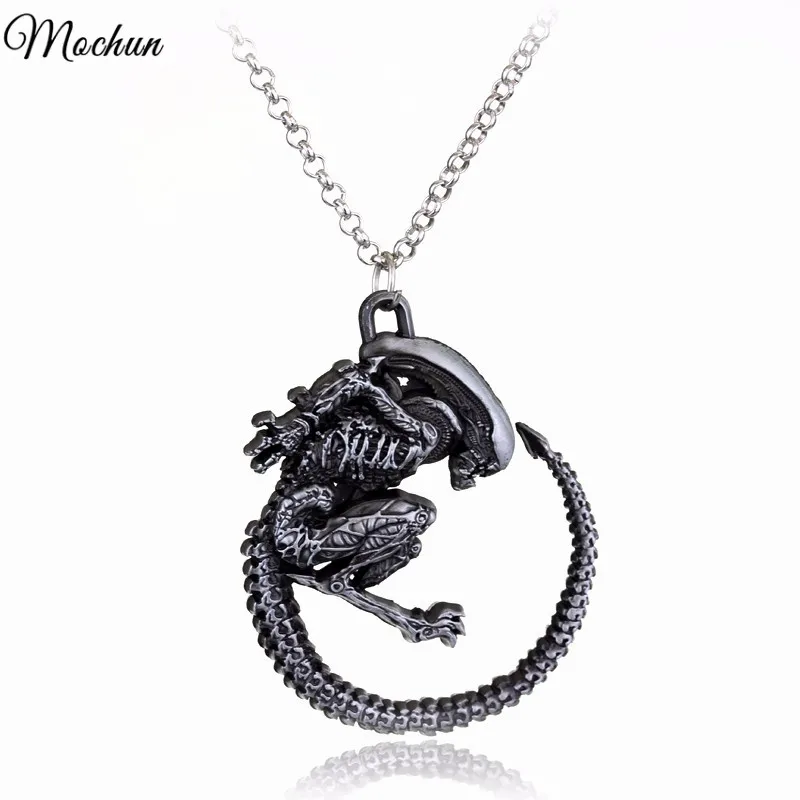 MQCHUN 2017 Hot Warrior Alien Metal Goth Has Giger Cool Pendant Alloy Necklace Gift For Fans Movie Jewelry Christmas Gift
MQCHUN 2017 Hot Warrior Alien Metal Goth Has Giger Cool Pendant Alloy Necklace Gift For Fans Movie Jewelry Christmas Gift