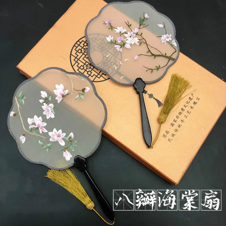 Su Embroidery Fan Handle Double-sided Embroidery Circular Fan Hanfu Accessories Chinese Style Small Gifts
Su Embroidery Fan Handle Double-sided Embroidery Circular Fan Hanfu Accessories Chinese Style Small Gifts