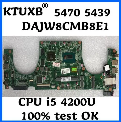 KTUXB DAJW8CMB8E1 applies to DELL Vostro 5470 5439 laptop motherboard TYFV8 JPMWP CPU i5 4200U GT740M 2G DDR3 100% test work
KTUXB DAJW8CMB8E1 applies to DELL Vostro 5470 5439 laptop motherboard TYFV8 JPMWP CPU i5 4200U GT740M 2G DDR3 100% test work