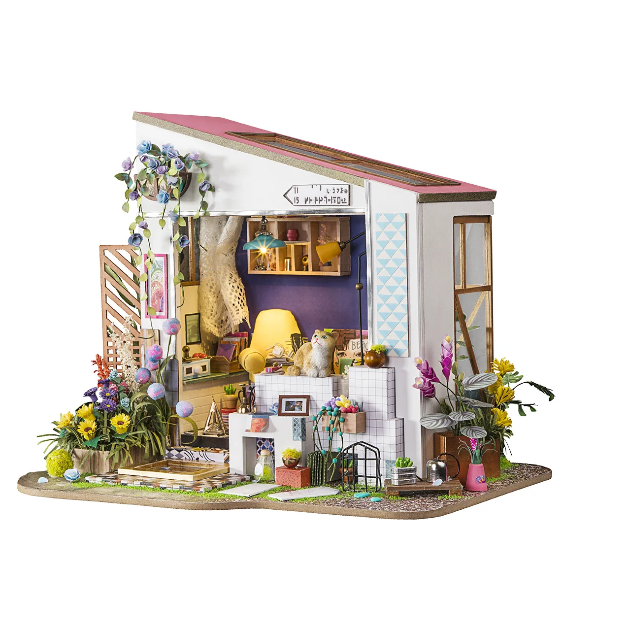 DIY Lily's Porch with LED with light Children's Adult Model Building Miniature Doll House Kits Wooden Doll House Toy R3
DIY Lily's Porch with LED with light Children's Adult Model Building Miniature Doll House Kits Wooden Doll House Toy R3