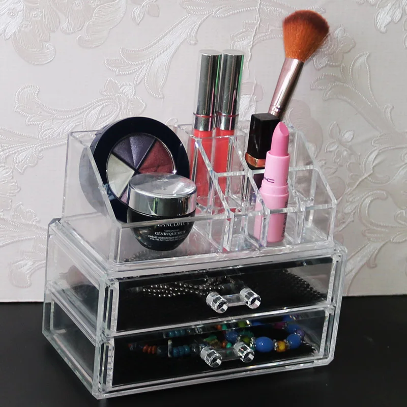 Acrylic 2 Drawers Makeup Organizer Jewelry Storage Box Desk Organzizer Cosmetic Brush Holder Clear Lipstick Holder Storage Box
Acrylic 2 Drawers Makeup Organizer Jewelry Storage Box Desk Organzizer Cosmetic Brush Holder Clear Lipstick Holder Storage Box