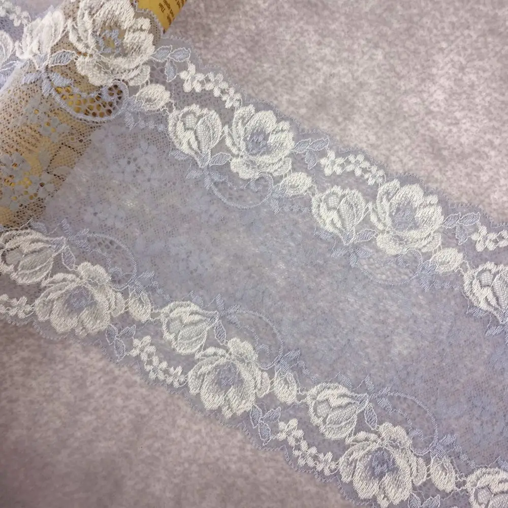 #12 Purple Floral Lace Elastic Lace 17CM 2 yards/lot Wide Elastic Stretch Lace Ribbon Lovely Sewing Fabric Soft Decorations
#12 Purple Floral Lace Elastic Lace 17CM 2 yards/lot Wide Elastic Stretch Lace Ribbon Lovely Sewing Fabric Soft Decorations