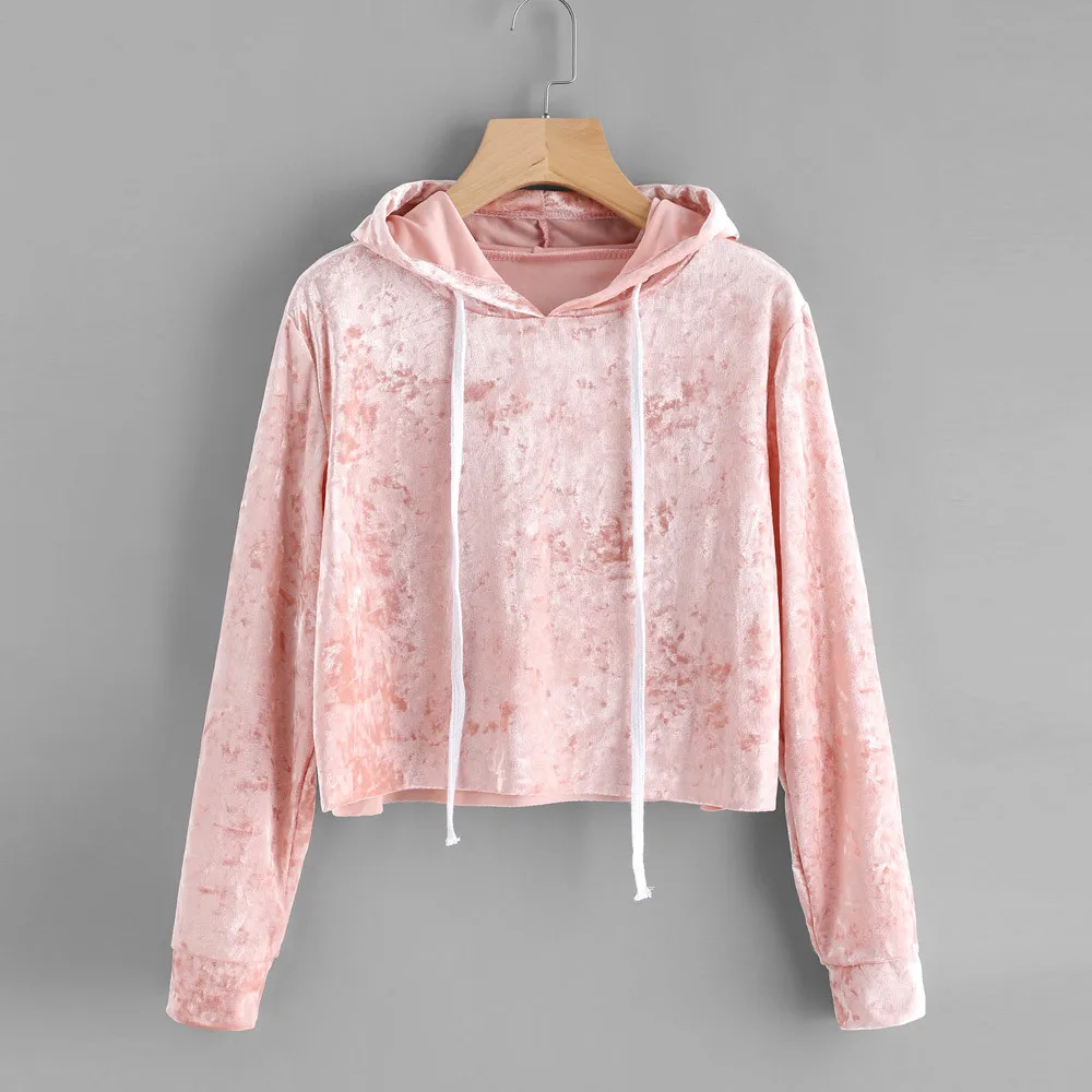 2018 Women's Blouse Hooded Sweatshirts Velvet Pink Color Long Sleeve Tops Female Tumblr Moletom Feminino Clothing Dropshipping
2018 Women's Blouse Hooded Sweatshirts Velvet Pink Color Long Sleeve Tops Female Tumblr Moletom Feminino Clothing Dropshipping