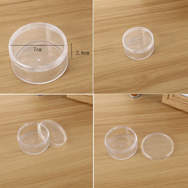 Transparent Round Cap Bottle Plastic Storage Empty Bottle Cream Box Jewelry Storage Case Nail Art For Manicure Plastic Storage
Transparent Round Cap Bottle Plastic Storage Empty Bottle Cream Box Jewelry Storage Case Nail Art For Manicure Plastic Storage