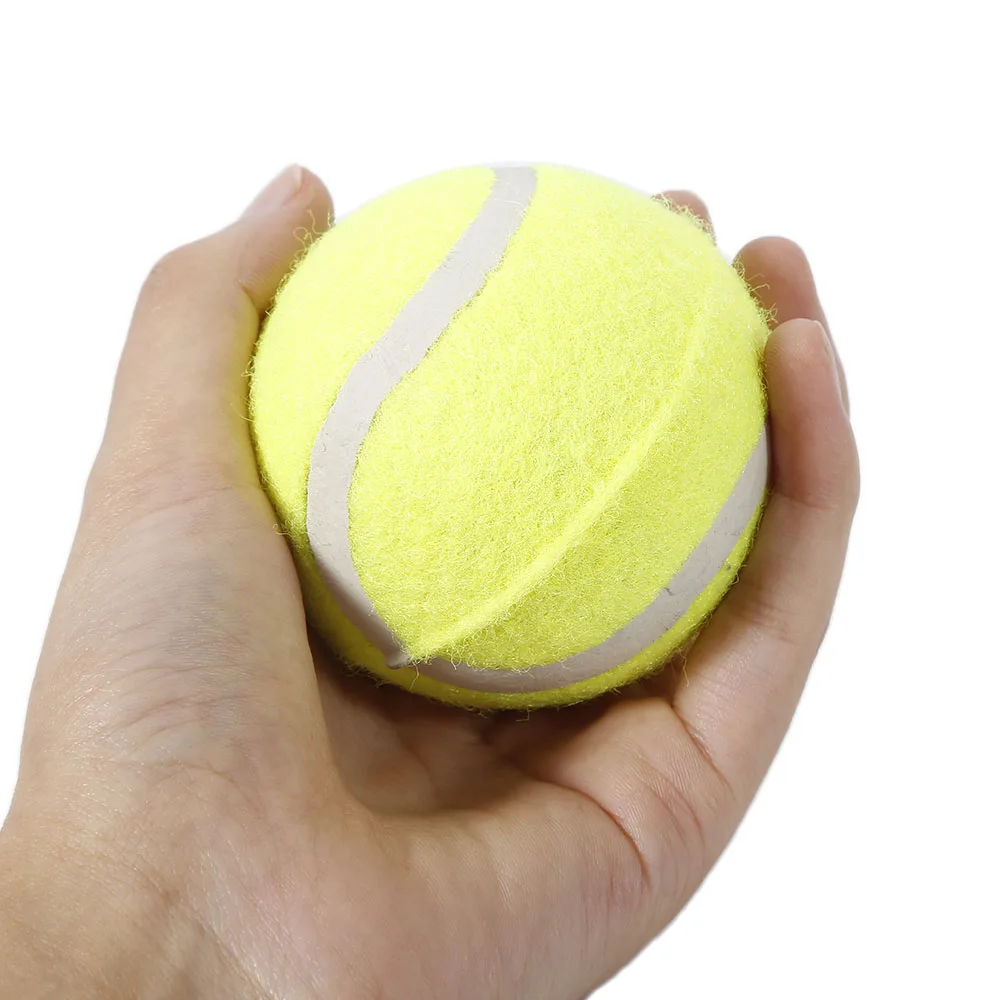 63mm Natural Rubber Liner Wool Fiber Felt Durable Standard Tennis Sports Training Balls for People Pet Launcher Play
63mm Natural Rubber Liner Wool Fiber Felt Durable Standard Tennis Sports Training Balls for People Pet Launcher Play