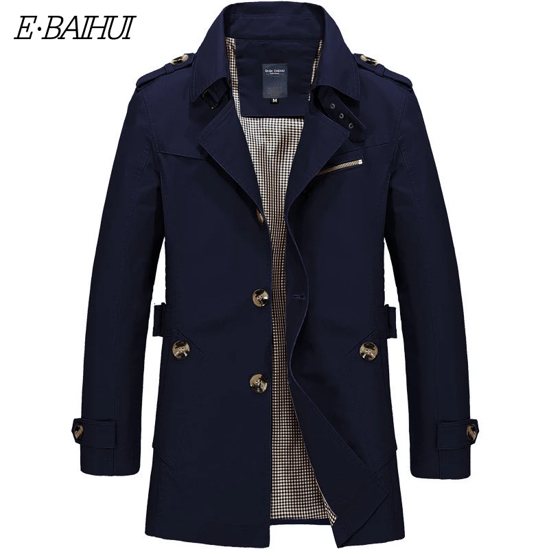 E-BAIHUI New Men Jacket Coat 2019 winter Fashion Trench Coat New Spring Brand Casual Fitness Overcoat Jacket Outerwear Male G053
E-BAIHUI New Men Jacket Coat 2019 winter Fashion Trench Coat New Spring Brand Casual Fitness Overcoat Jacket Outerwear Male G053